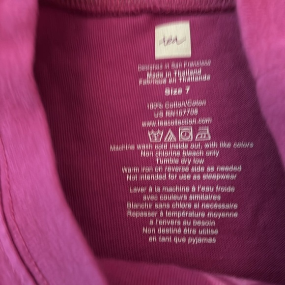 NEW🩷Tea Collection Girls Purple Floral Long Sleeve T-Shirt - Picture 3 of 4